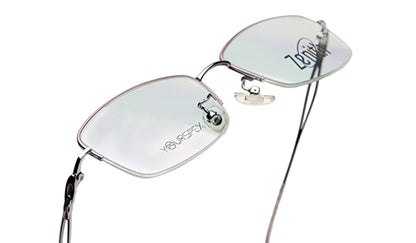Zenith Titanium Silver & Lavender Frames