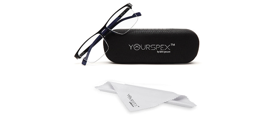 YourSpex Black Frame Eyeglasses Case