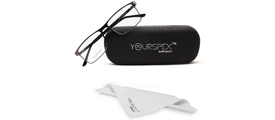 YourSpex Rectangle Glasses Frame Case