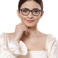 Black Cateyes Full Rim Acetate Eye Frames for Women