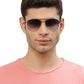 Gradual Blue Aviator Style UV Sunglass