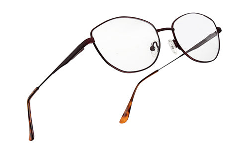 Bold Cateye Rust Spectacles