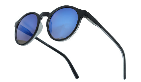Blue Mirror UV Travel Sunglass