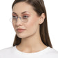 Grey Nose clip Reading eyeglasses with case