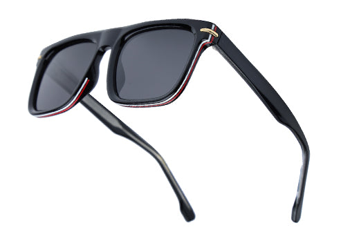 Trendy Black Square UV 400 Sunglass