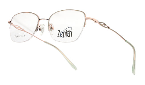 Zenith Titanium Rose Gold Crystal Frames