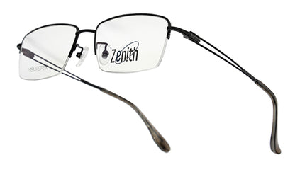 Zenith Titanium Sleek Black Frames