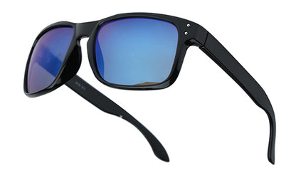 Blue Green Mirror Travel Sunglass