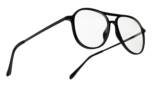 Classic Aviator Black Ultralight Spectacles