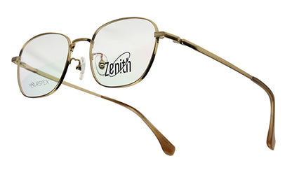 Zenith Titanium Gold Square Spectacles