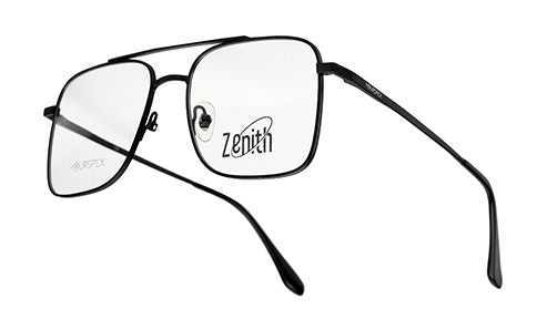 Zenith Titanium Matte Black Large Square Frame