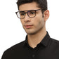 Brown MOD Aviator Style Acetate Eyeglasses Frames for Men