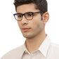 Grey Brown Wayfarer Style Acetate Eyeglass Frame for Men