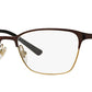 Vogue Eyewear Female Brown Pillow Spectacles