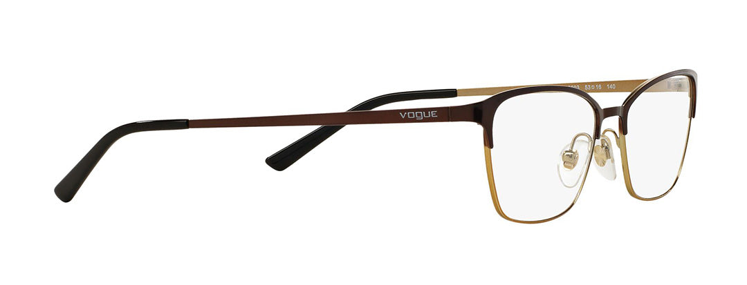 Vogue Eyewear Female Brown Pillow Spectacles