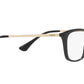 Vogue Eyewear Female Black Butterfly Spectacles