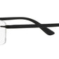 Vogue Eyewear Male Black Pillow Spectacles