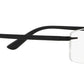 Vogue Eyewear Male Black Pillow Spectacles