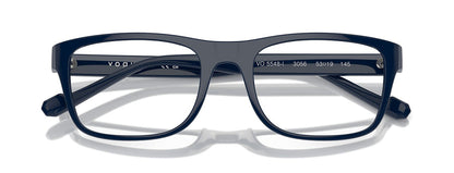 Vogue Eyewear Men's Blue Rectangle Spectacle Frames