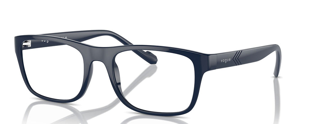 Vogue Eyewear Men's Blue Rectangle Spectacle Frames