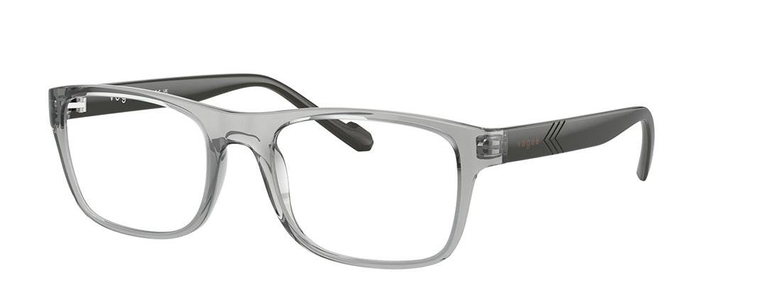 Vogue Eyewear Men's Grey Rectangle Spectacles