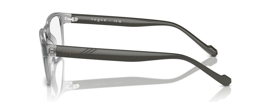 Vogue Eyewear Men's Grey Rectangle Spectacles