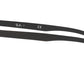 Ray-Ban Unisex Black Rectangle Spectacles