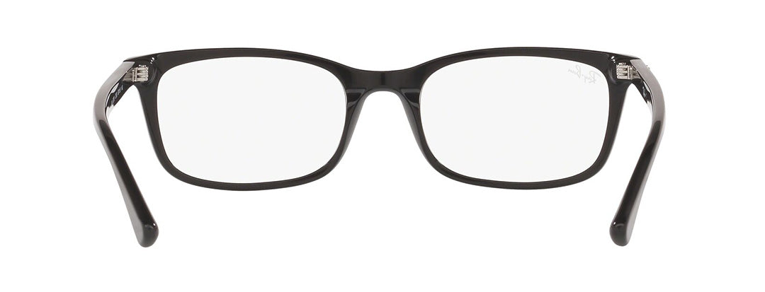 Ray-Ban Unisex Black Rectangle Spectacles