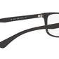 Ray-Ban Unisex Black Rectangle Spectacles