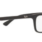 Ray-Ban Unisex Black Rectangle Spectacles