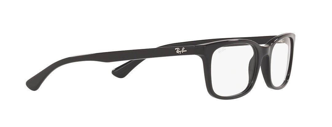 Ray-Ban Unisex Black Rectangle Spectacles