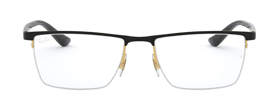 Ray-Ban Optical Rectangle Unisex Black Frame