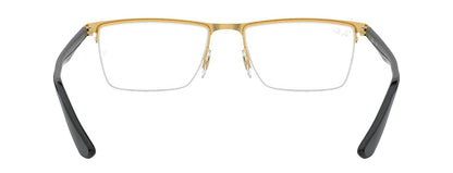 Ray-Ban Optical Rectangle Unisex Black Frame