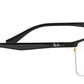 Ray-Ban Optical Rectangle Unisex Black Frame