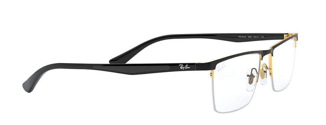 Ray-Ban Optical Rectangle Unisex Black Frame