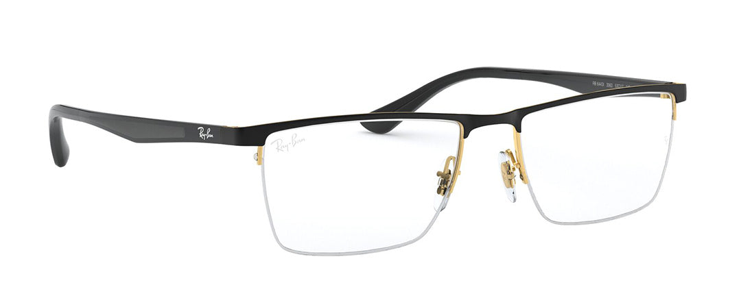 Ray-Ban Optical Rectangle Unisex Black Frame