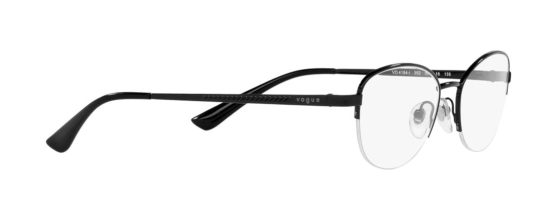 Vogue Eyewear Women's Black Pillow Spectacle Frames