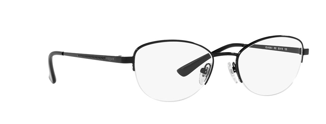 Vogue Eyewear Women's Black Pillow Spectacle Frames