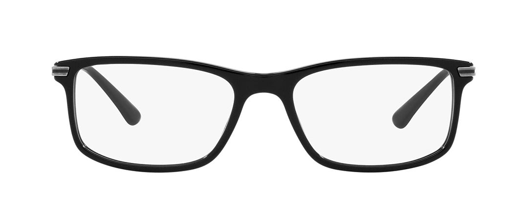 Vogue Eyewear Male Black Rectangle Spectacles