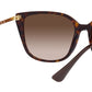 Vogue Eyewear Female Havana Cat Eye Sunglasses