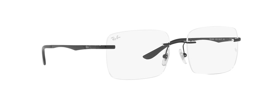 Ray-Ban Unisex Black Irregular Spectacles