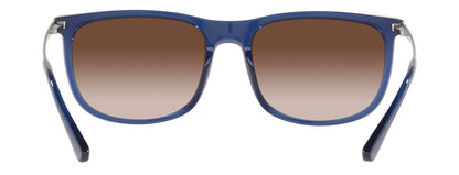 Vogue Eyewear Sun Pillow Blue Frame Brown Lens Gradient
