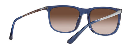 Vogue Eyewear Sun Pillow Blue Frame Brown Lens Gradient
