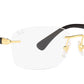 Ray-Ban Optical Pillow Gold Frame