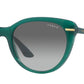 Vogue Eyewear Women's Green Cat Eye Sunglasses