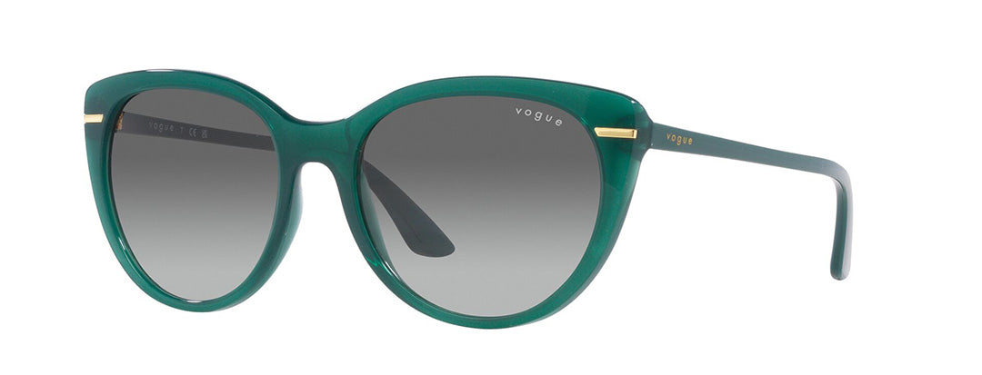 Vogue Eyewear Women's Green Cat Eye Sunglasses