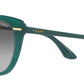 Vogue Eyewear Women's Green Cat Eye Sunglasses