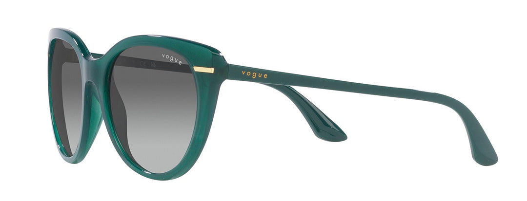 Vogue Eyewear Women's Green Cat Eye Sunglasses