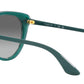 Vogue Eyewear Women's Green Cat Eye Sunglasses