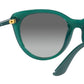 Vogue Eyewear Women's Green Cat Eye Sunglasses